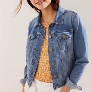 loft petite denim jacket